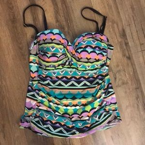 APT. 9 colorful tankini, size L